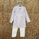 Mini gentleman in kurta pyjama - Purple Color (Ready to Dispatch)